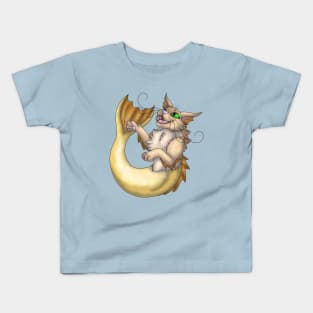 Purrmaid: Cream Kids T-Shirt